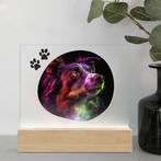 3D Led Lamp - Border Collie 1 Color, Verzenden, Nieuw