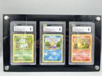 Pokémon - 3 Graded card - Bulbasaur, Squirtle, Charmander -, Hobby en Vrije tijd, Verzamelkaartspellen | Pokémon, Nieuw