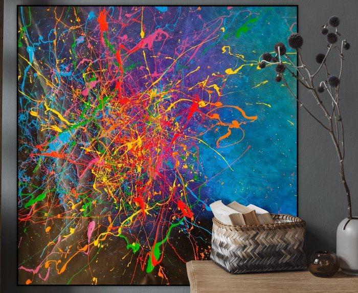 Gabriel Alba - CHROMATIC DARK 12 XXL, Antiek en Kunst, Kunst | Schilderijen | Modern