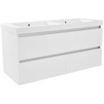 Wiesbaden Vision Wastafel Dubbel - met 2 Kraangaten -, Ophalen of Verzenden, Nieuw