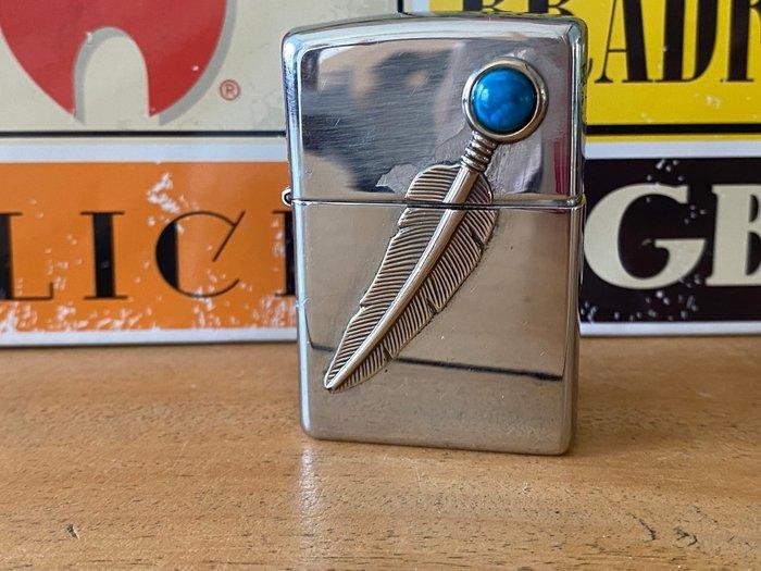 Zippo - PLUME - Zonder Minimumprijs - Aansteker - Messing,, Verzamelen, Rookartikelen, Aanstekers en Luciferdoosjes