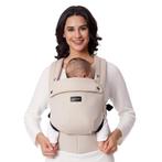 Draagzak - Baby carrier - Babydrager - 3,2-20 kg - Beige - M, Verzenden, Zo goed als nieuw