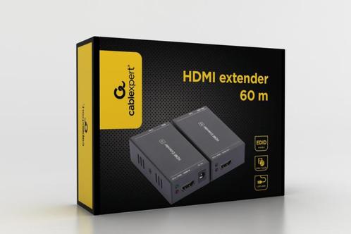HDMI verlenger extender versterker 60 meter UTP CAT6 Full HD, Audio, Tv en Foto, Audiokabels en Televisiekabels, Nieuw, Verzenden