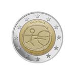 Slovenië 2 Euro 10 Jaar EMU 2009, Postzegels en Munten, Munten | Europa | Euromunten, Verzenden
