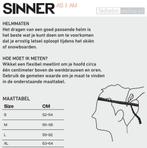 SINNER - Whistler - Mat Zwart - Unisex - Maat 61, Verzenden, Zo goed als nieuw