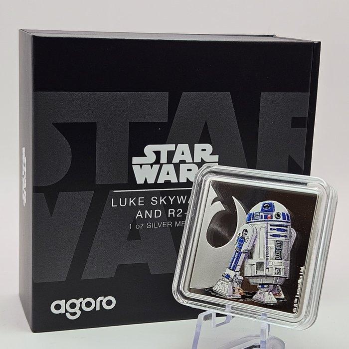 Niue. 2 Dollars 2025 – Star Wars – Luke Skywalker and R2-D2, Postzegels en Munten, Munten | Europa | Niet-Euromunten