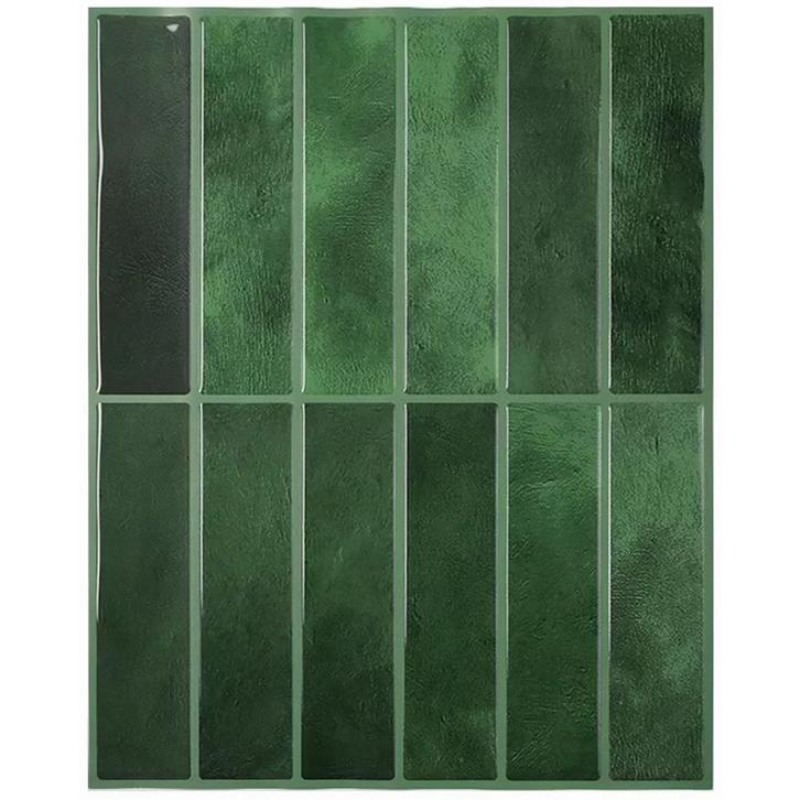 Tegelsticker Piastrelle Groen Langwerpig, Huis en Inrichting, Woonaccessoires | Wanddecoraties, Nieuw, Ophalen of Verzenden