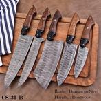 Keukenmes - Chefs knife - Gevouwen staal, hout - Noord