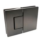 Porto Premium glas/glas 180° scharnier - GunMetal, Ophalen of Verzenden, Nieuw