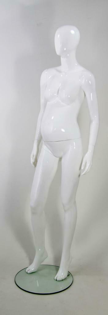 zwanger dames pop egg head hoog glans wit € 75,00, Zakelijke goederen, Kantoor en Winkelinrichting | Winkel en Inventaris, Ophalen of Verzenden