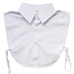 Wit herenkraagje -  Maat M t/m/ XXXL - losse blouse kraagjes, Verzenden, Nieuw, Losse blouse kraagjes