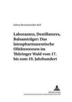9783631378489 Laboranten, Destillatores, Balsamtraeger, Boeken, Nieuw, Sabine Bernschneider-Reif, Verzenden