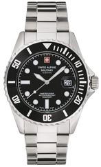 Swiss Alpine Military 7053.1137 Master Diver horloge, Overige merken, Staal, Verzenden, Polshorloge