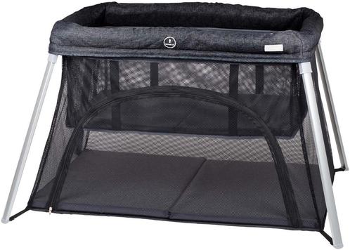 BabyGo Dreams II Black Campingbed incl. Bodemverhoger 4704, Kinderen en Baby's, Babywiegjes en Ledikanten, Nieuw, Verzenden