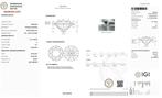 1 pcs Diamant (Natuurlijk) - 2.01 ct - Rond - H - SI2 -, Nieuw