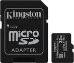 Micro SD-kaart 32GB | Kingston | SD Adapter, Nieuw, Ophalen of Verzenden