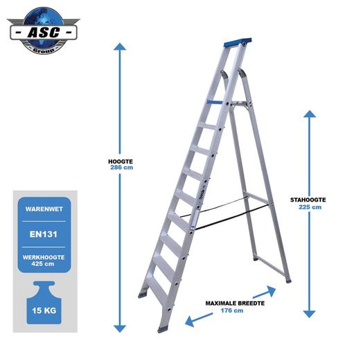 ASC Bordestrap, Doe-het-zelf en Verbouw, Ladders en Trappen, Trap, Nieuw, Verzenden