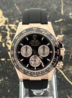 Rolex Daytona Rose Gold - Black Dial - New 2024 - Oysterflex, Sieraden, Tassen en Uiterlijk, Horloges | Heren, Nieuw, Goud, Polshorloge