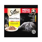 Sheba Mini Filets in Saus Megapack Selectie van Gevogelte 32, Verzenden