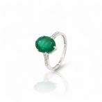 Zonder Minimumprijs - Ring - 14 karaat Witgoud - 3.34ct. tw., Sieraden, Tassen en Uiterlijk, Ringen, Nieuw