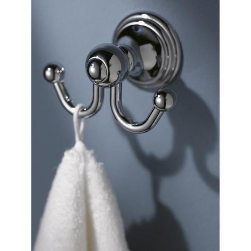 Dubbele Haak Haceka Allure Chroom, Doe-het-zelf en Verbouw, Sanitair, Ophalen of Verzenden