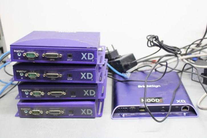 5x Brightsign XD media player, Computers en Software, Overige Computers en Software