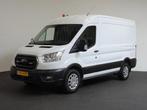 Ford Transit 130pk L2H2, Auto's, Ford, Stof, Gebruikt, Overige carrosserieën, Wit