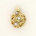 Hanger - 14 karaat Geel goud Diamant (Natuurlijk)