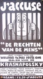 Meeting bij het Krasnapolsky over mensen rechten op poster, Verzenden, Nieuw, Overige onderwerpen, Met lijst