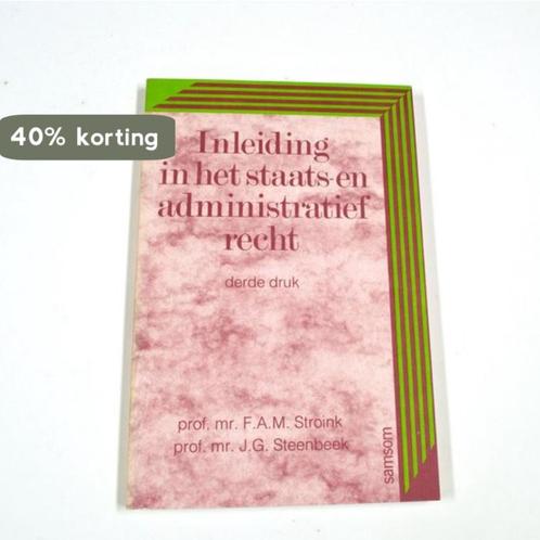 Inleiding staats- adm recht 3e dr 9789060923511 Stroink, Boeken, Wetenschap, Gelezen, Verzenden