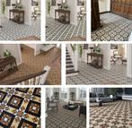Klassieke Victoriaanse retro patroontegels Vives ceramica, Doe-het-zelf en Verbouw, Tegels, Verzenden, Keramiek, Nieuw, 20 tot 40 cm