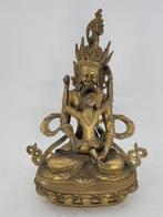 Tibetaanse Vajradhara messing sculptuur Ur-Boeddha - Messing, Antiek en Kunst