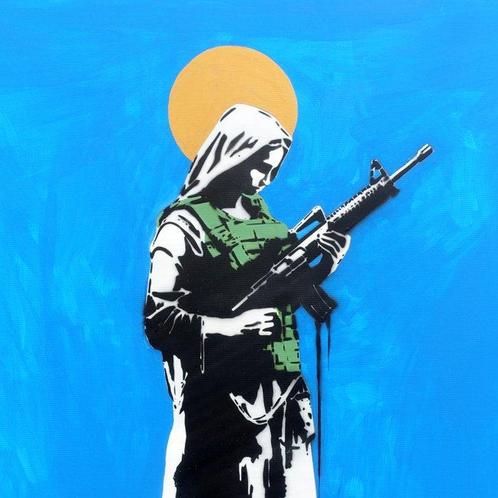 Golden Boy (2000) - Si Vis Pacem Para Bellum (Original, Antiek en Kunst, Kunst | Schilderijen | Modern