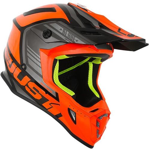 Crosshelm Just1 J38 Oranje - MAAT XL, Fietsen en Brommers, Brommers | Crossbrommers, Nieuw, Overige merken, Verzenden