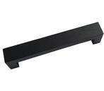 Greep Bench Recht Essen gelakt mat zwart 128 mm, Verzenden, Nieuw
