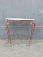 Wandtafel - Brons, Marmer - Bronsconsole, Antiek en Kunst