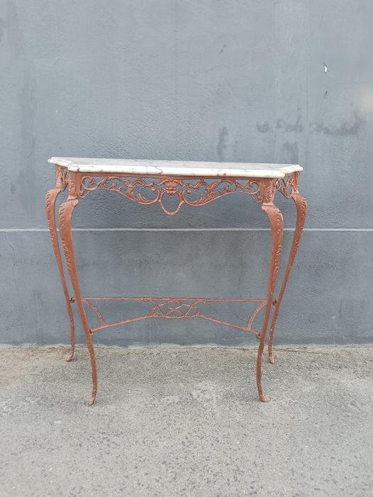 Wandtafel - Brons, Marmer - Bronsconsole, Antiek en Kunst, Curiosa en Brocante