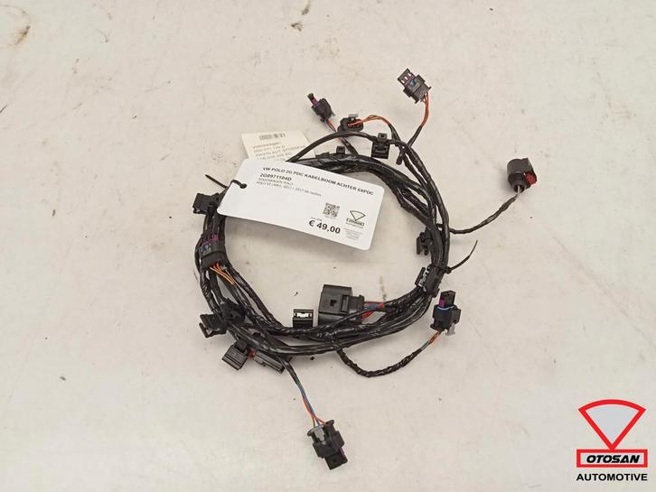 VW Polo 2G 2017+ PDC Kabelboom Achter 6xPDC 2G0971104D, Auto-onderdelen, Overige Auto-onderdelen, Gebruikt, Volkswagen, Ophalen