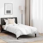 vidaXL Dekbed Set met kussen 2 pcs Wit 155 x 200 cm Dons, Huis en Inrichting, Verzenden, Nieuw, Wit