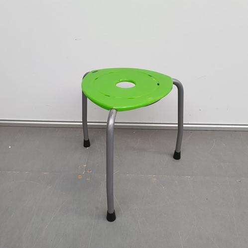 Ahrend 262 kunststof schoolkrukken - groen - zithoogte 47 cm, Huis en Inrichting, Barkrukken, Ophalen of Verzenden