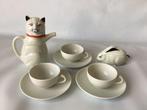 Mosa - Maastricht - Koffieservies (5) - theepot kat -, Antiek en Kunst