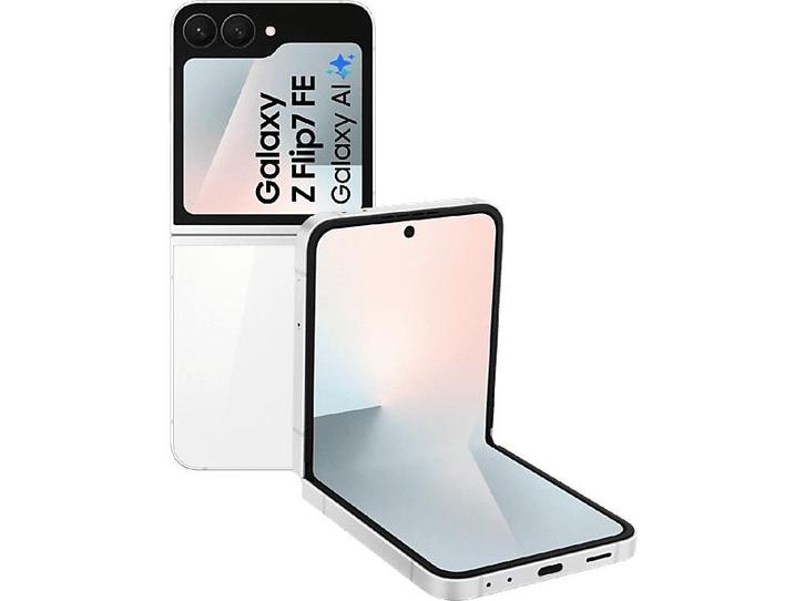 Samsung -  Galaxy Z Flip7 Fe - 5g 128 Gb  - Wit, Telecommunicatie, Mobiele telefoons | Samsung, Zonder abonnement, 128 GB, Android OS