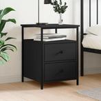 Zwart Industrieel Nachtkastje | Tweedekansje | OP=OP, Huis en Inrichting, Nieuw, 45 tot 65 cm, Hout, 55 tot 70 cm