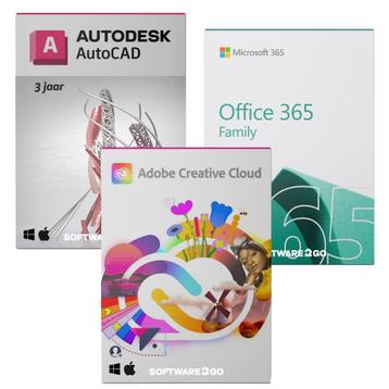 SketchUp | AutoCAD | Adobe | Office licenties | Software2GO beschikbaar voor biedingen