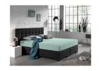 Dreamhouse Dubbel Jersey 220 gr. Hoeslaken Pastel Blauw, Huis en Inrichting, Nieuw