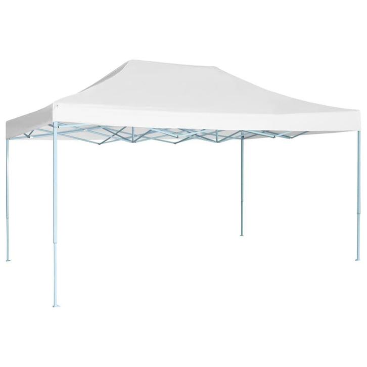 Inklapbare Partytent 3x4,5m Wit - Tweedekansje! OP=OP, Tuin en Terras, Partytenten, 4 tot 6 meter, Minder dan 5 meter, Opvouwbaar