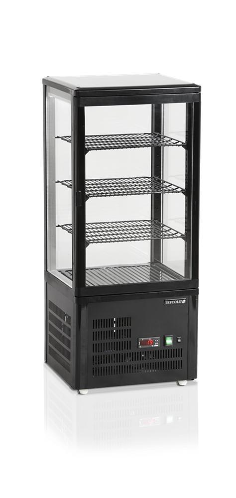Tefcold koelvitrine | gebaksvitrine | tafel model | 80 liter, Zakelijke goederen, Horeca | Keukenapparatuur, Nieuw in verpakking