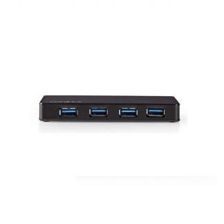 USB hub 3.0 met externe voeding - Nedis (4-poorts), Computers en Software, Pc- en Netwerkkabels, Nieuw, Verzenden