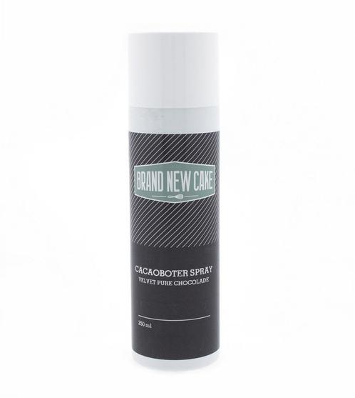 BrandNewCake Cacaoboter spray Velvet Pure choco kleur 250ml, Hobby en Vrije tijd, Taarten en Cupcakes maken, Nieuw, Verzenden