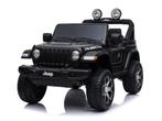 Jeep Wrangler Rubicon, 12 volt elektrische kinderauto, Leder, Ophalen of Verzenden, Nieuw